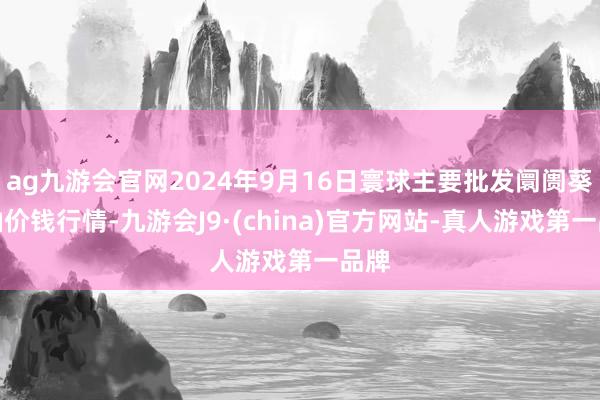 ag九游会官网2024年9月16日寰球主要批发阛阓葵花油价钱行情-九游会J9·(china)官方网站-真人游戏第一品牌